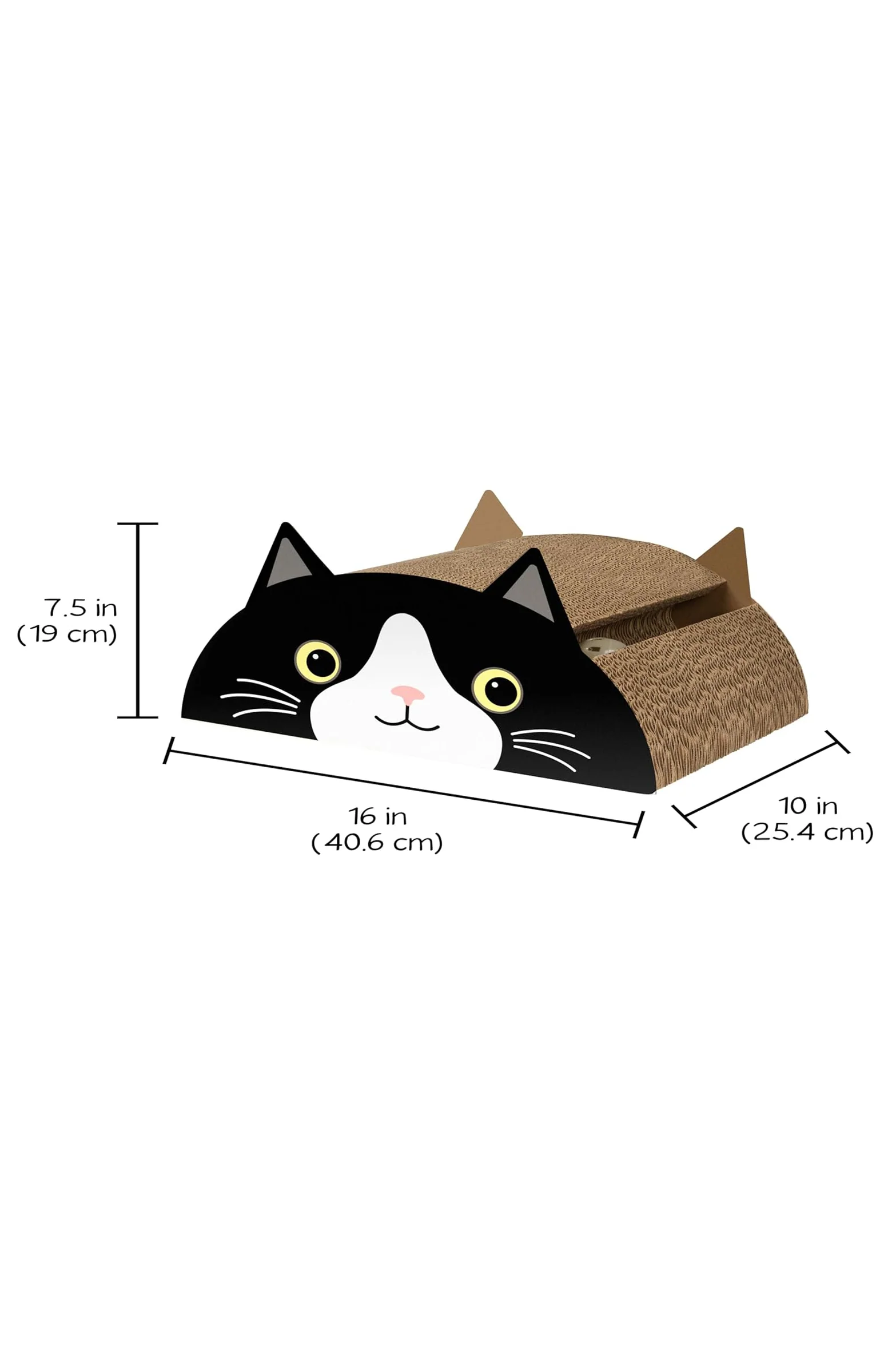 Sportpet Kitty City Tuxedo Cat Face Scratcher - Image 2