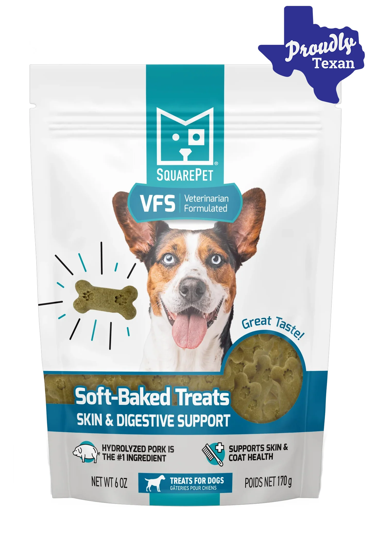 SquarePet Skin and Digestive Dog Biscuits