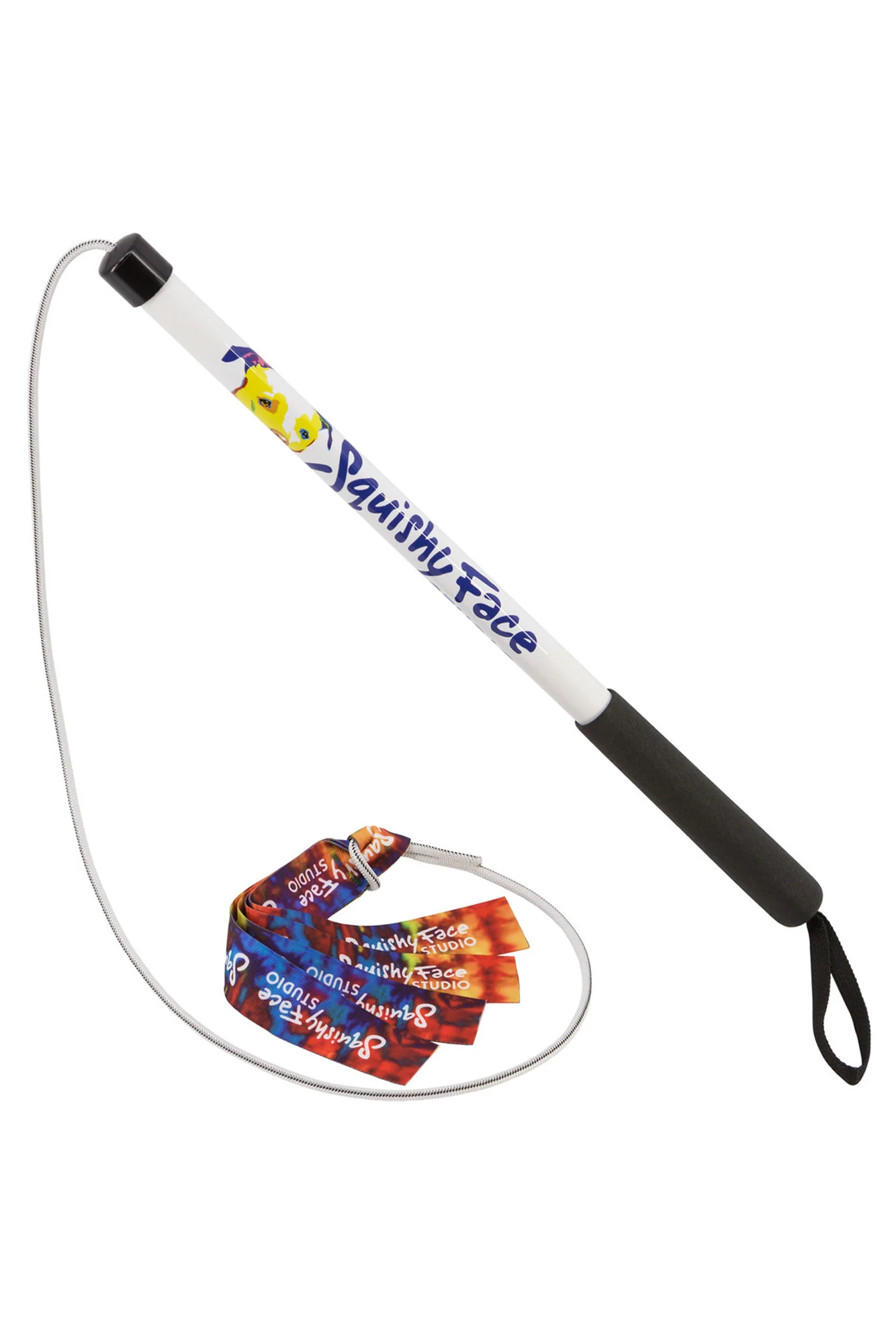 Squishy Face Rainbow Flirt Pole V2 with Squeaker - Image 2