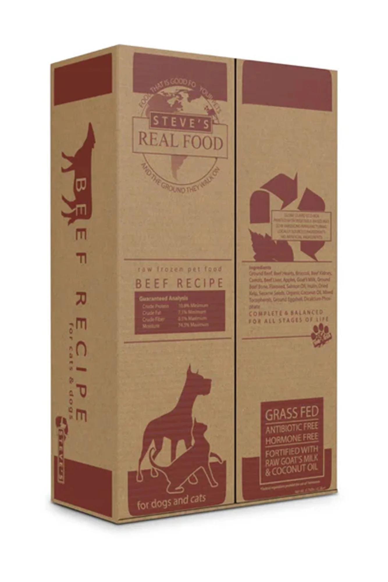 Steve's Real Food BARF Beef Nuggets Frozen Raw Dog Food - Image 3