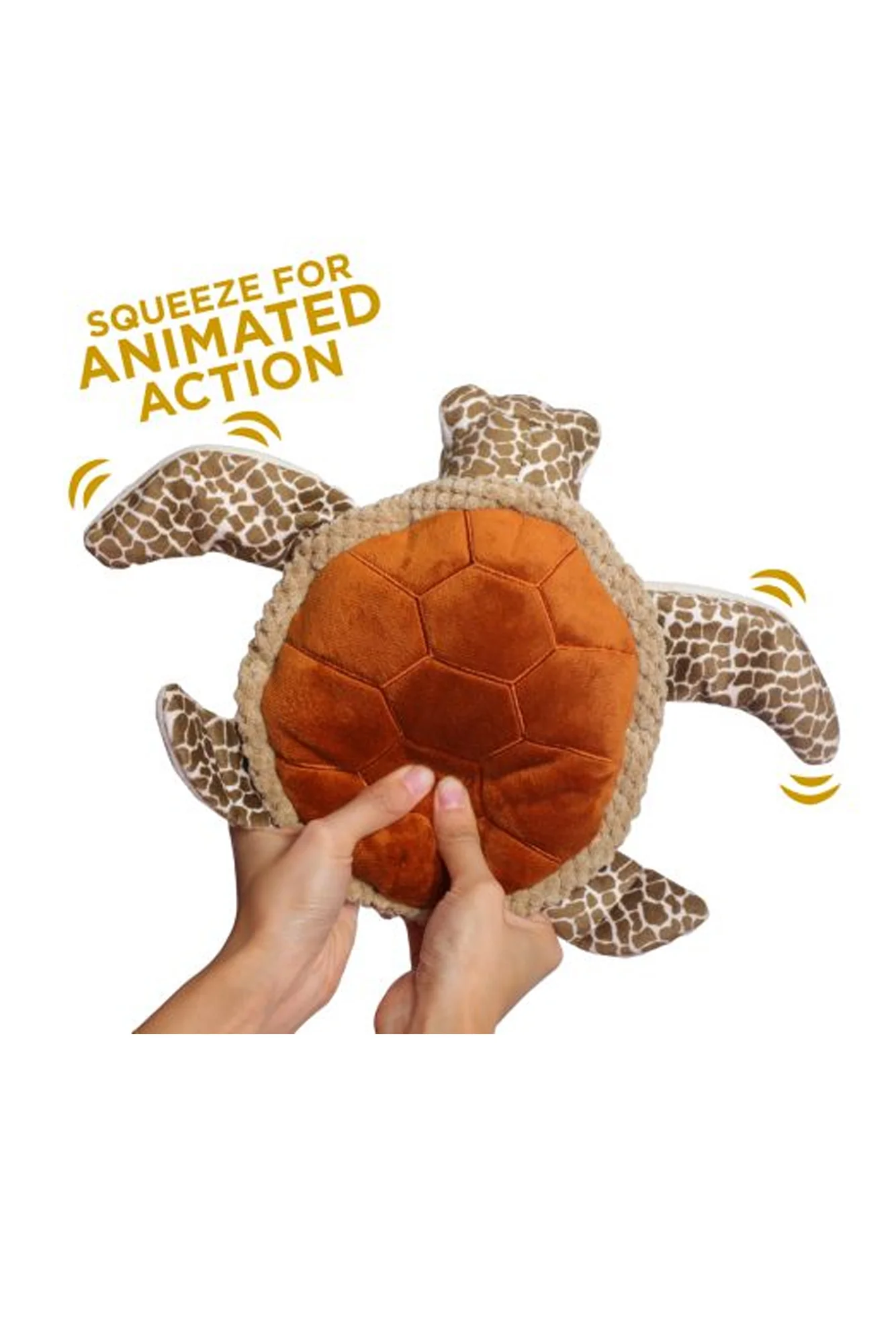 Tall Tails Animated Sea Turtle Dog Toy - Image 3