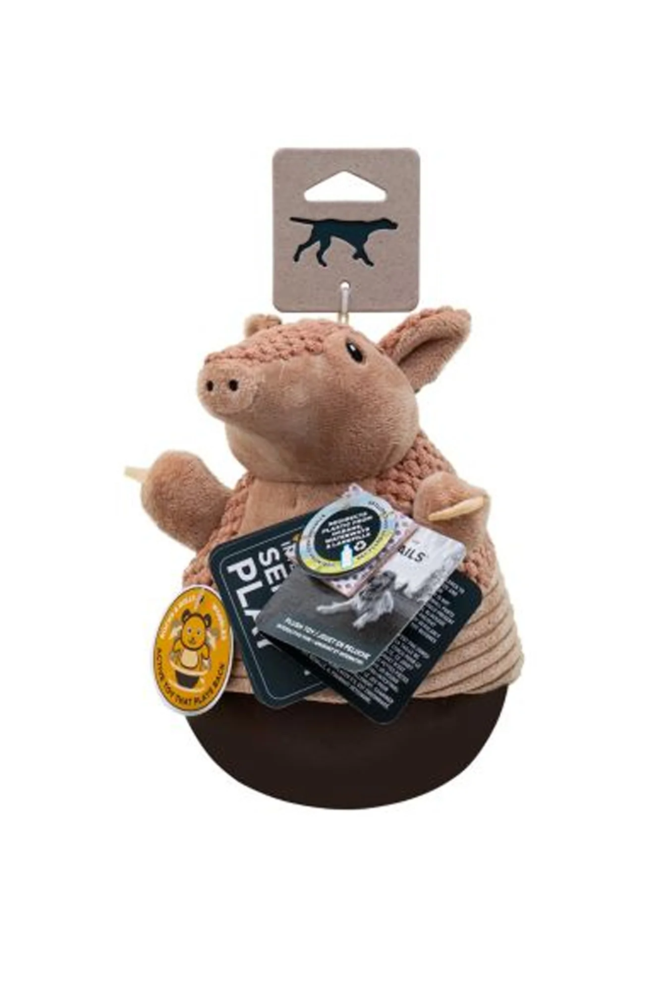 Tall Tails Armadillo Roly Poly Plush Dog Toy - Image 5