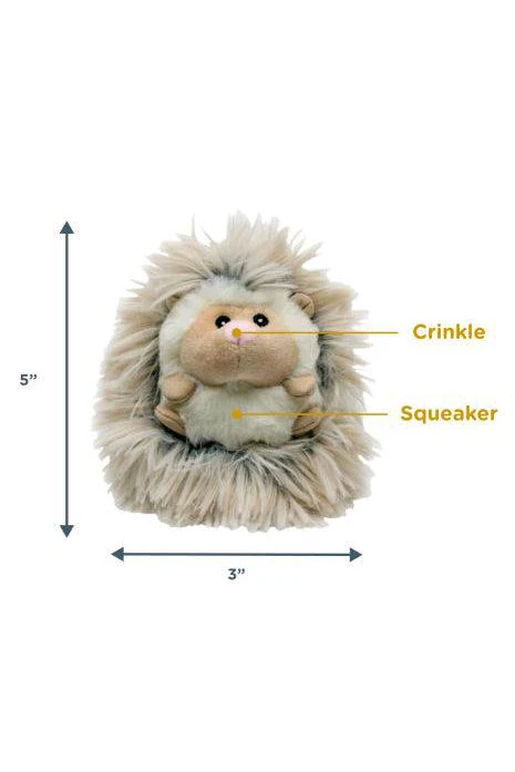 Tall Tails Real Feel Fluffy Hedgehog Dog Toy - Image 3