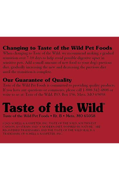 Taste of the Wild Southwest Canyon Dry Dog Food - Image 6
