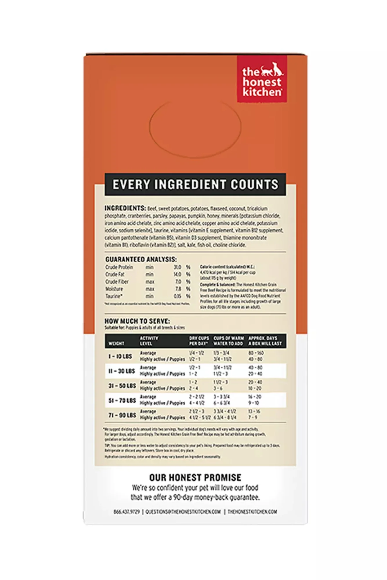 The Honest Kitchen Wholemade Grain-Free Beef Dehydrated Dog Food - Image 2