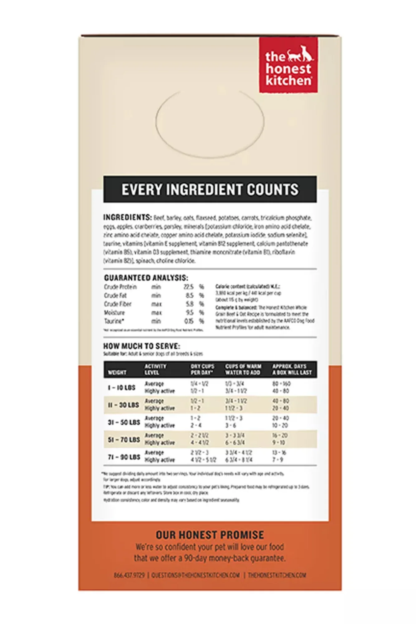The Honest Kitchen Wholemade Whole Grain Beef Dehydrated Dog Food - Image 2
