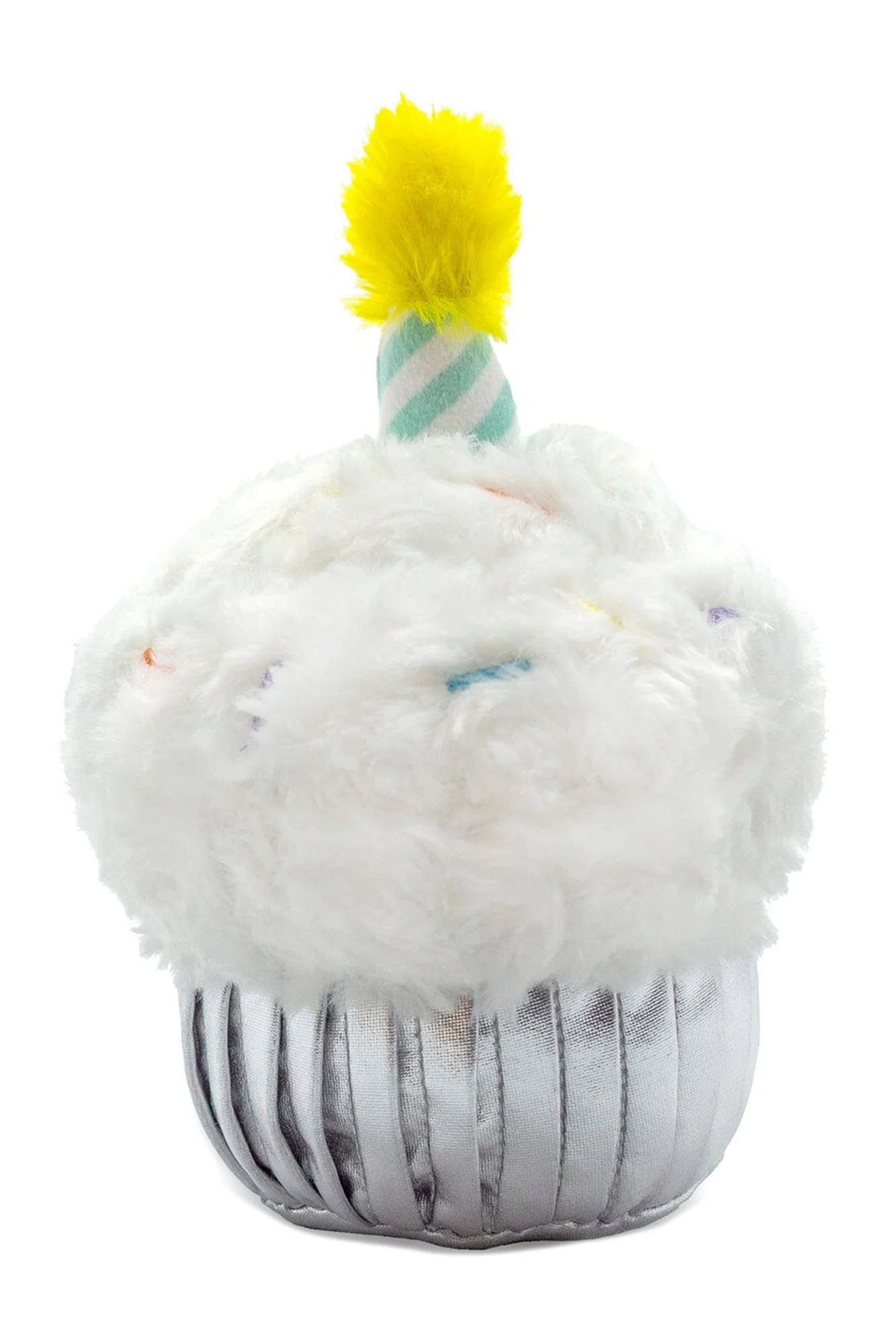 ThoozyPet Birthday Cupcake Plush Dog Toy