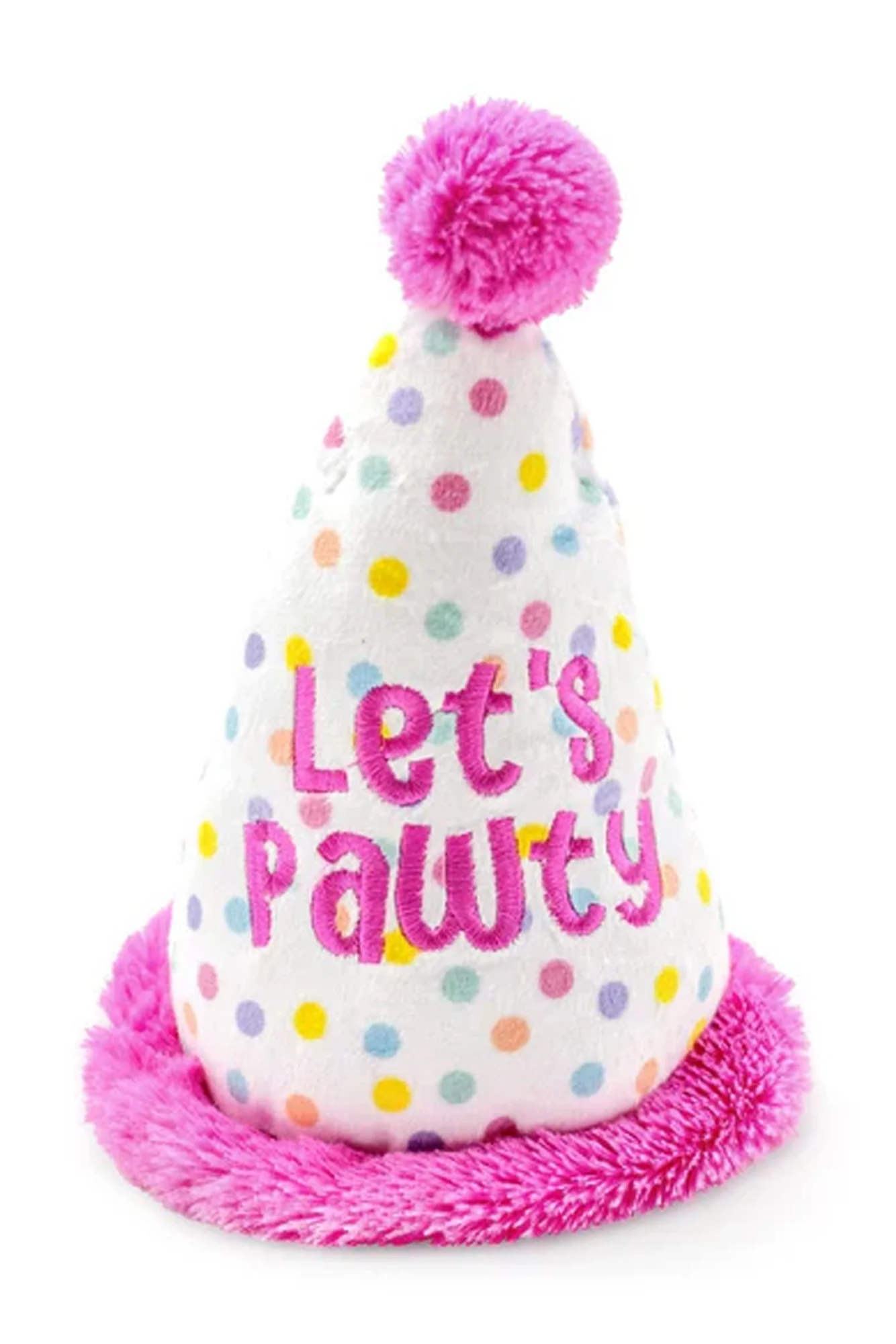 ThoozyPet Birthday Hat Plush Dog Toy - Image 2