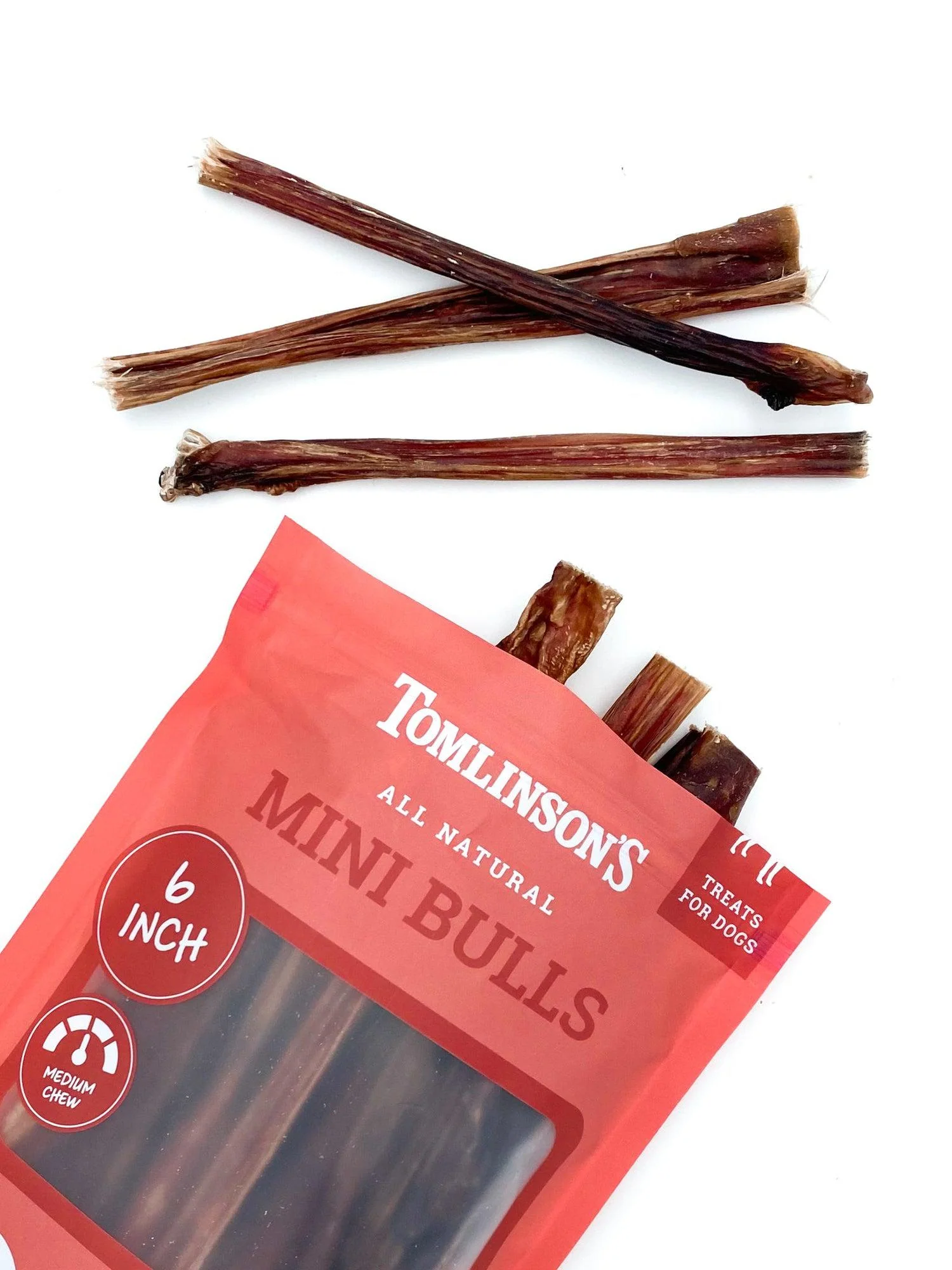 Tomlinson's 6" Mini Bulls Dog Treats - Image 2