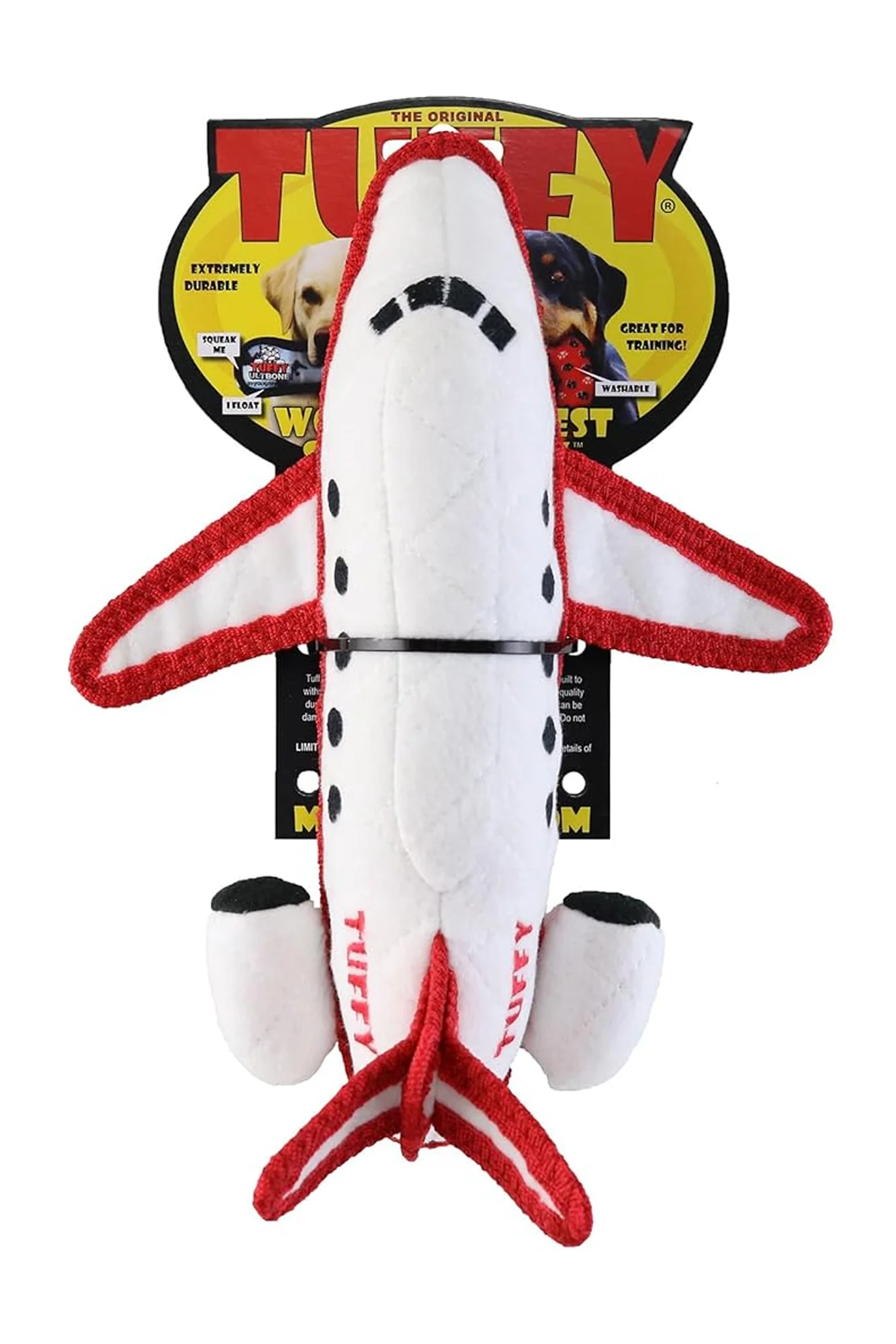 Tuffy Transportation Airplane Dog Toy - Image 3