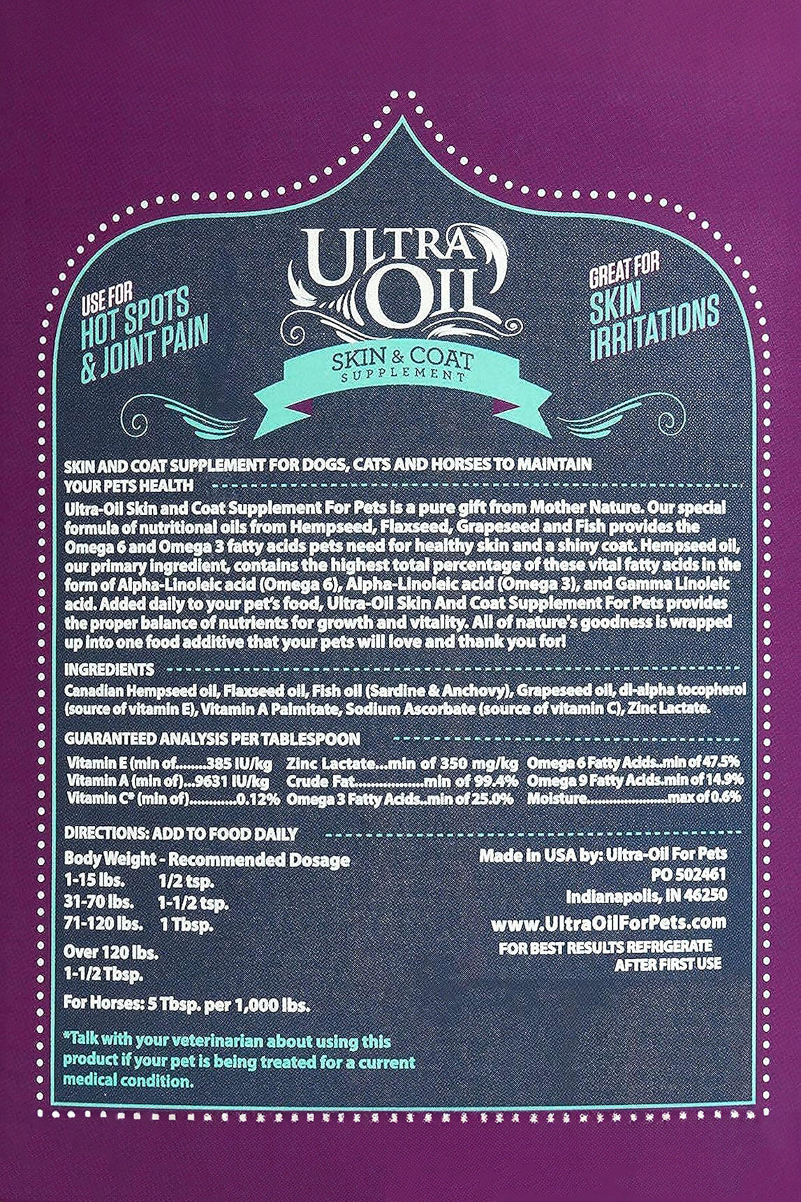 Ultra Oil Skin and Coat Supplement - Image 3