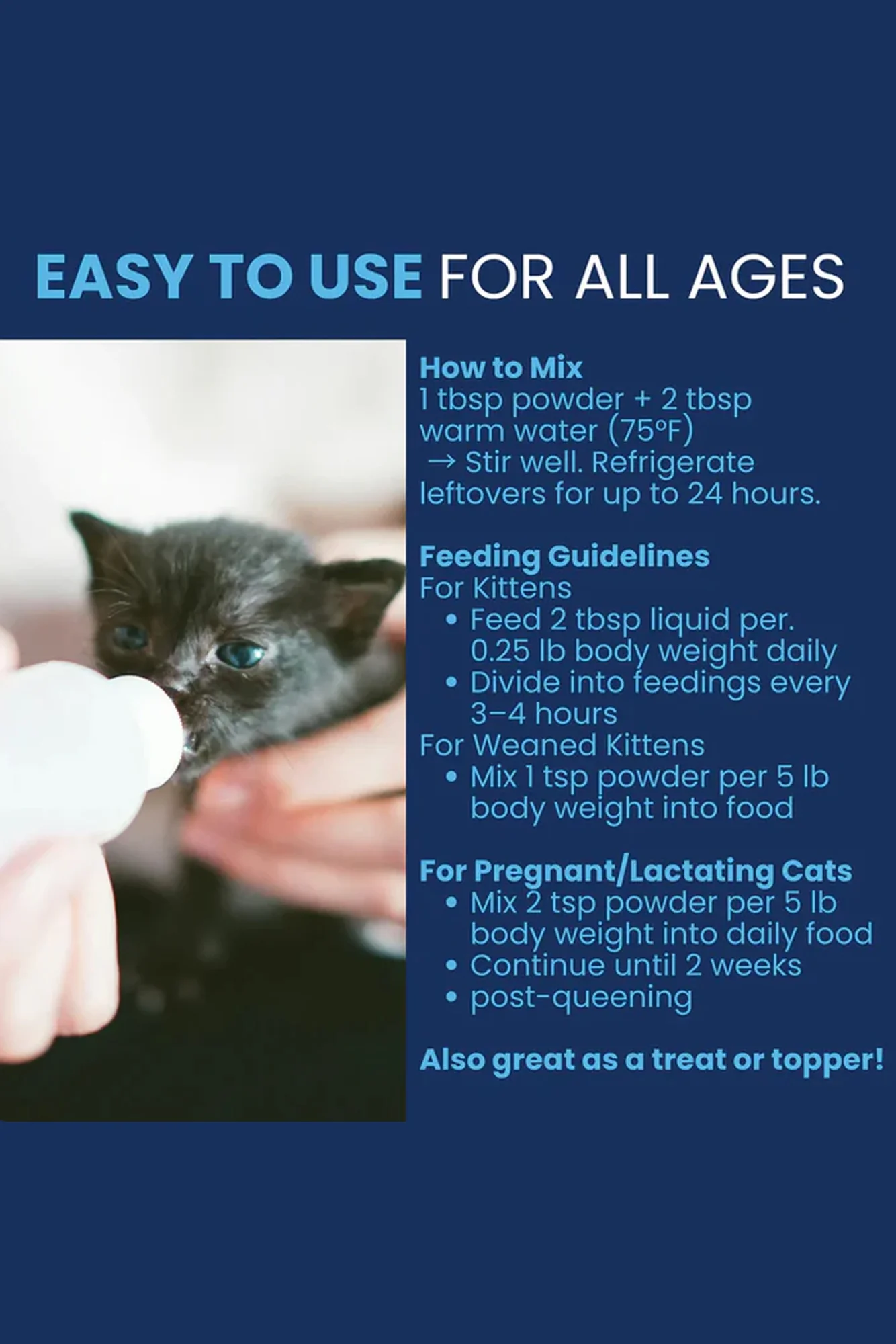 Under the Weather Bovine Milk Replacer + Colostrum for Kittens - Image 3