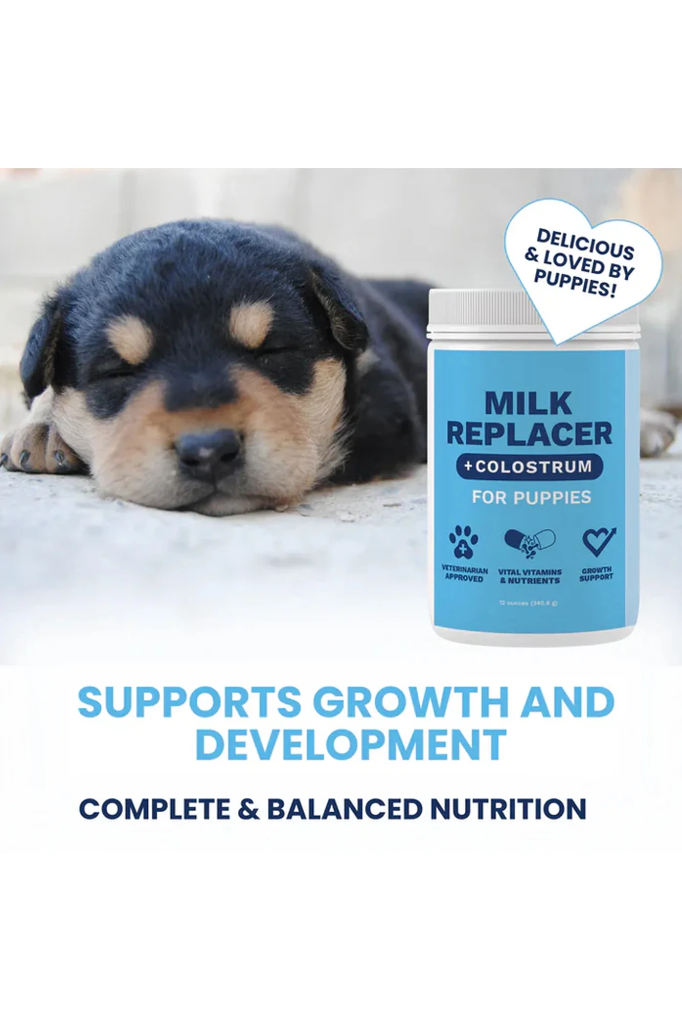 Under the Weather Bovine Milk Replacer + Colostrum for Puppies - Image 5