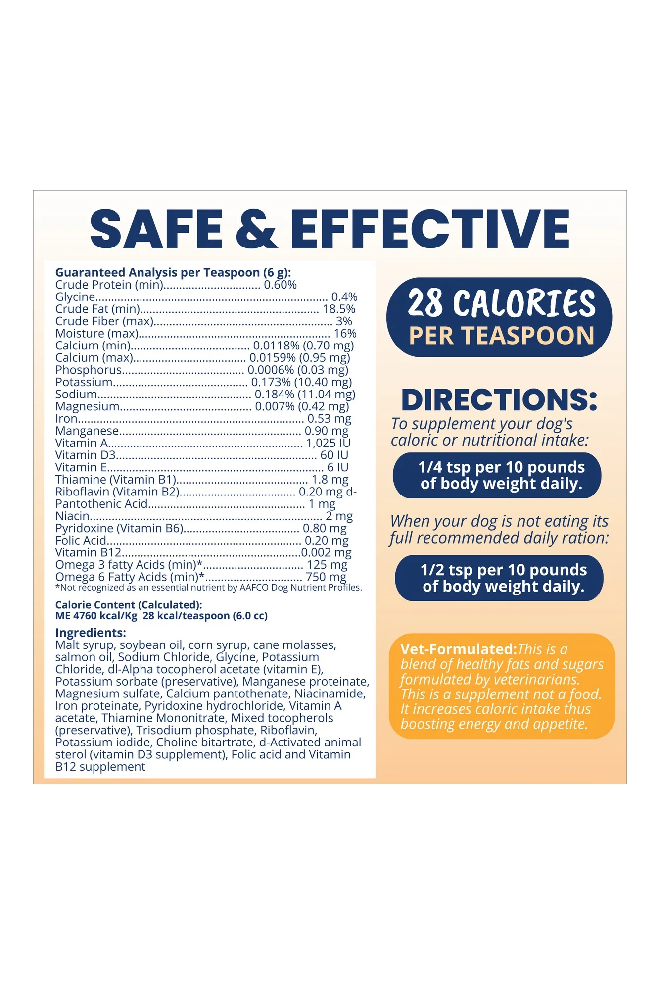 Under the Weather Ready Cal Plus + Electrolytes Squeezable for Dogs - Image 2