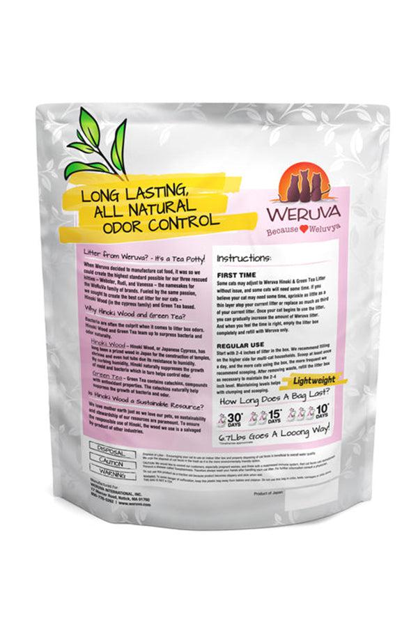 Weruva Hinoki Wood and Green Tea Natural Cat Litter - Image 2