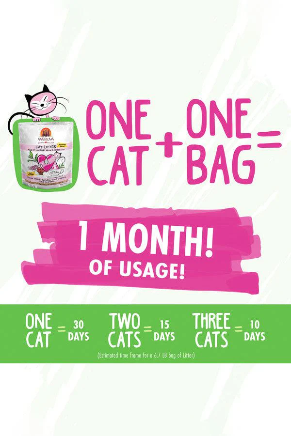 Weruva Hinoki Wood and Green Tea Natural Cat Litter - Image 5