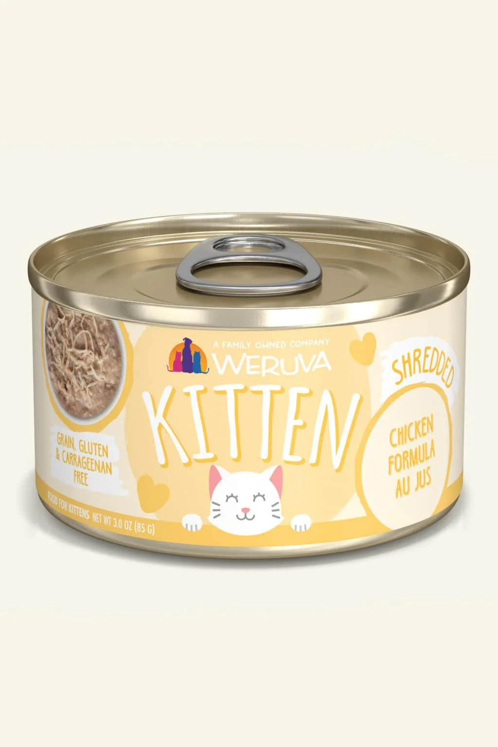 Weruva Kitten Shredded Chicken Au Jus Wet Cat Food
