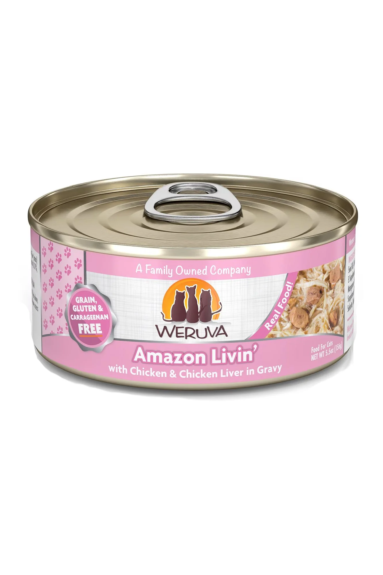 Weruva Classic Amazon Livin' in Gravy Wet Cat Food