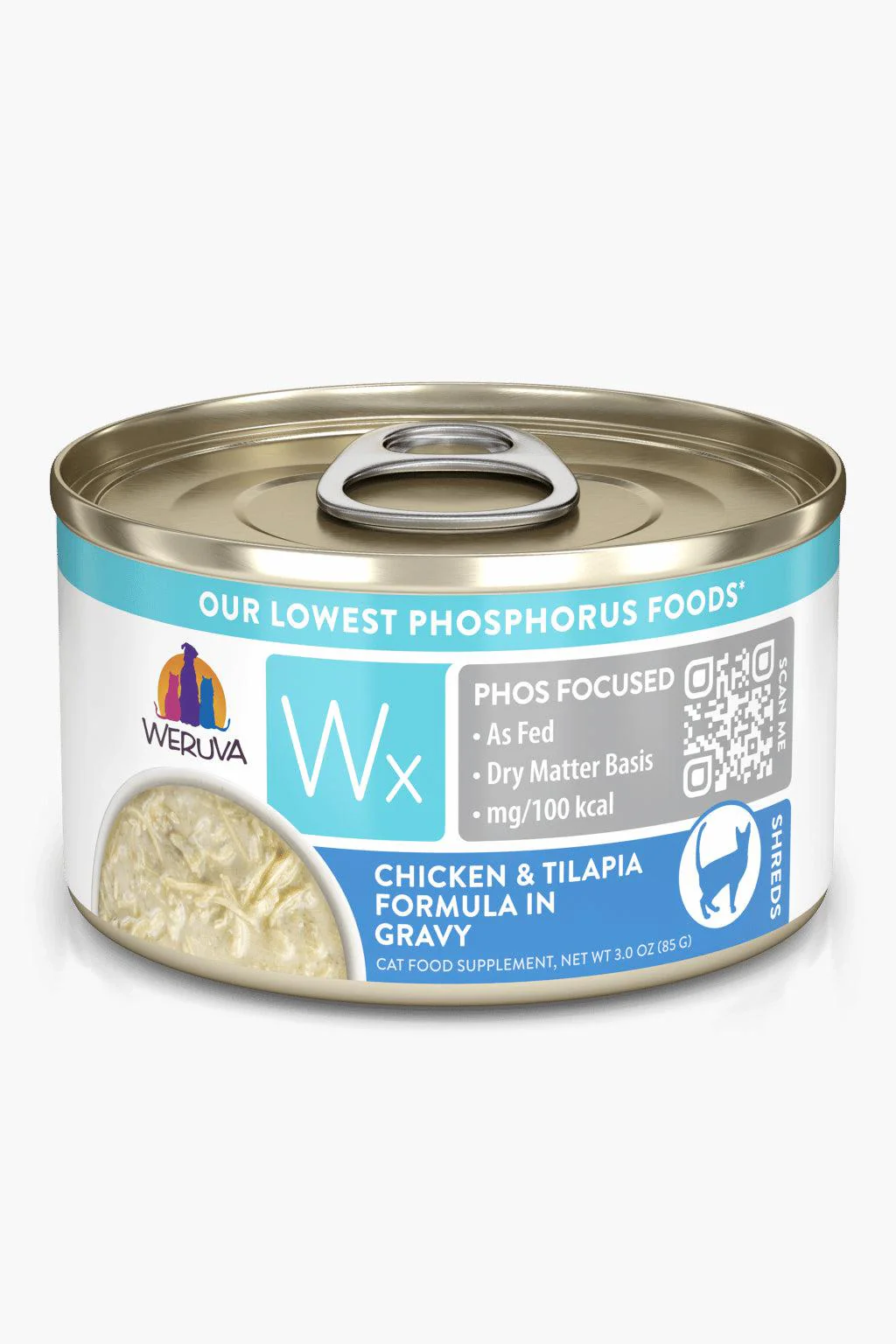 Weruva Wx Chicken and Tilapia in Gravy Wet Cat Food