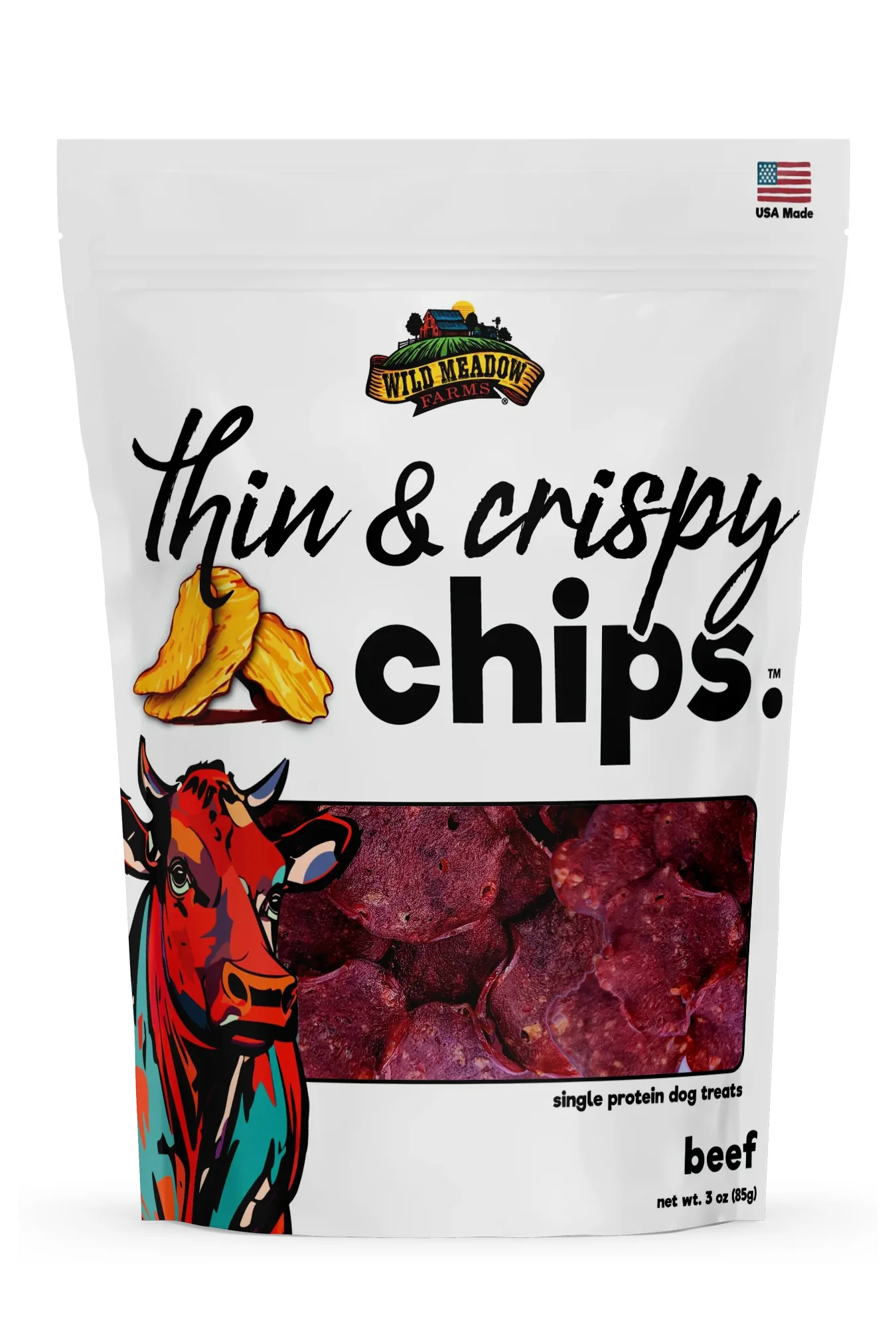 Wild Meadow Farms Chips Dog Treats - Image 3