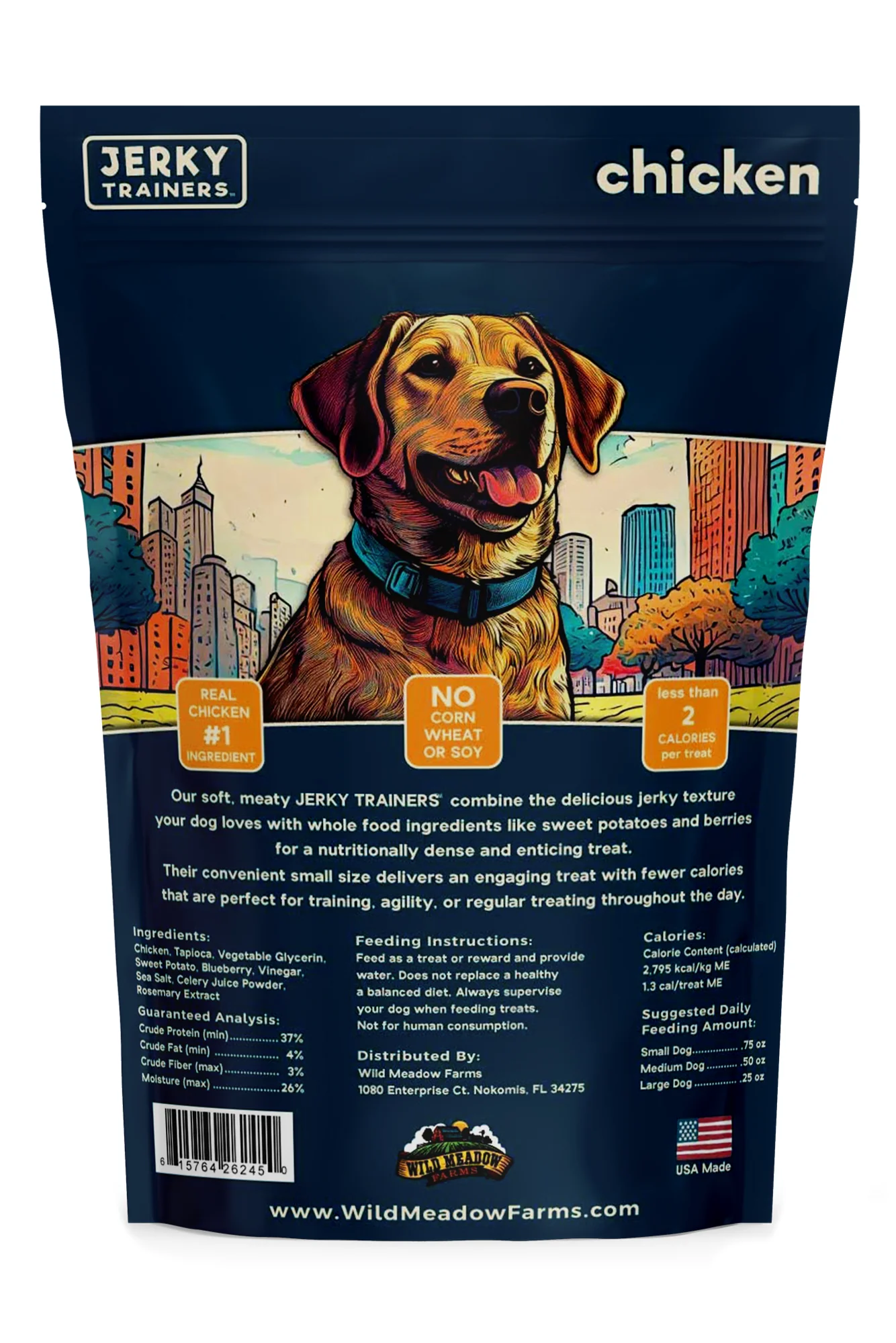 Wild Meadow Farms Jerky Trainers Chicken Dog Treats - Image 2