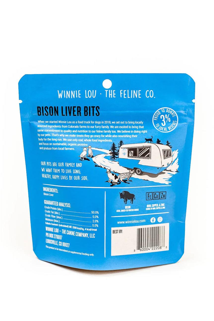 Winnie Lou Bison Liver Bits Freeze Dried Cat Treats - Image 2