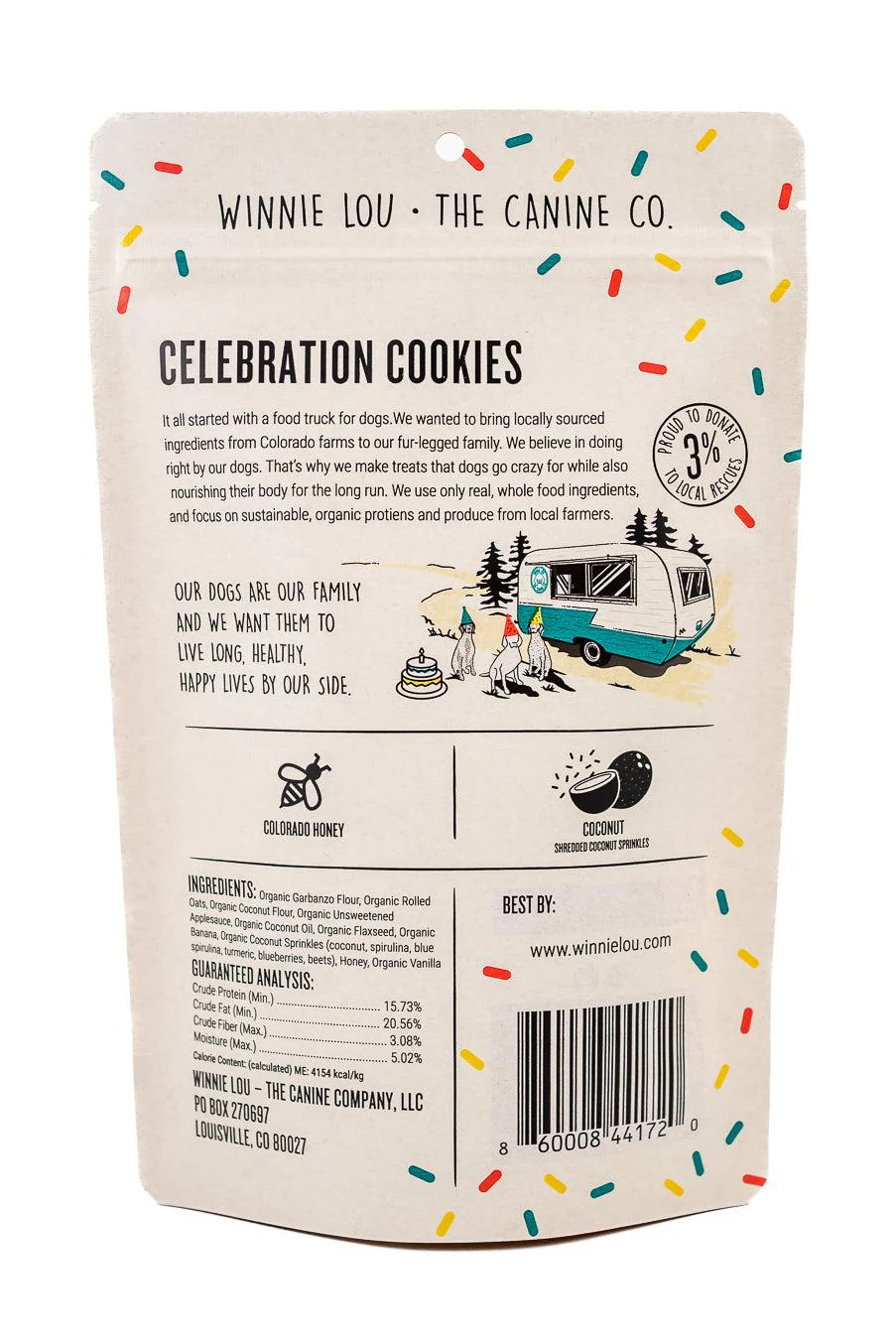 Winnie Lou Celebration Biscuits Dog Treats - Image 3