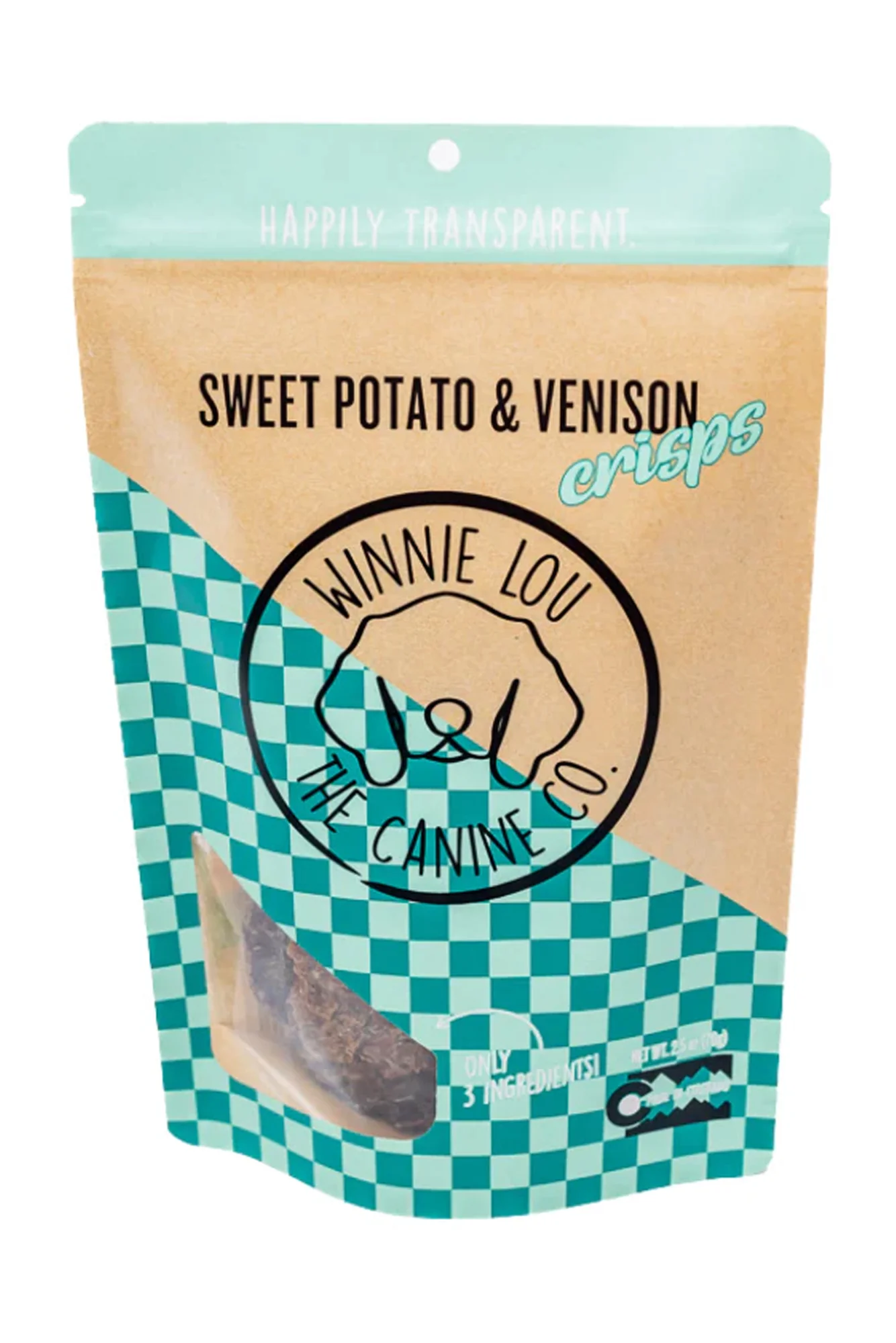 Winnie Lou Sweet Potato and Venison Crisps Dog Treats