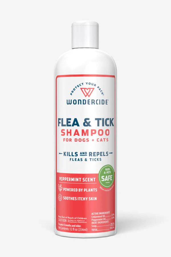 Wondercide Flea and Tick Peppermint Shampoo for Dogs and Cats