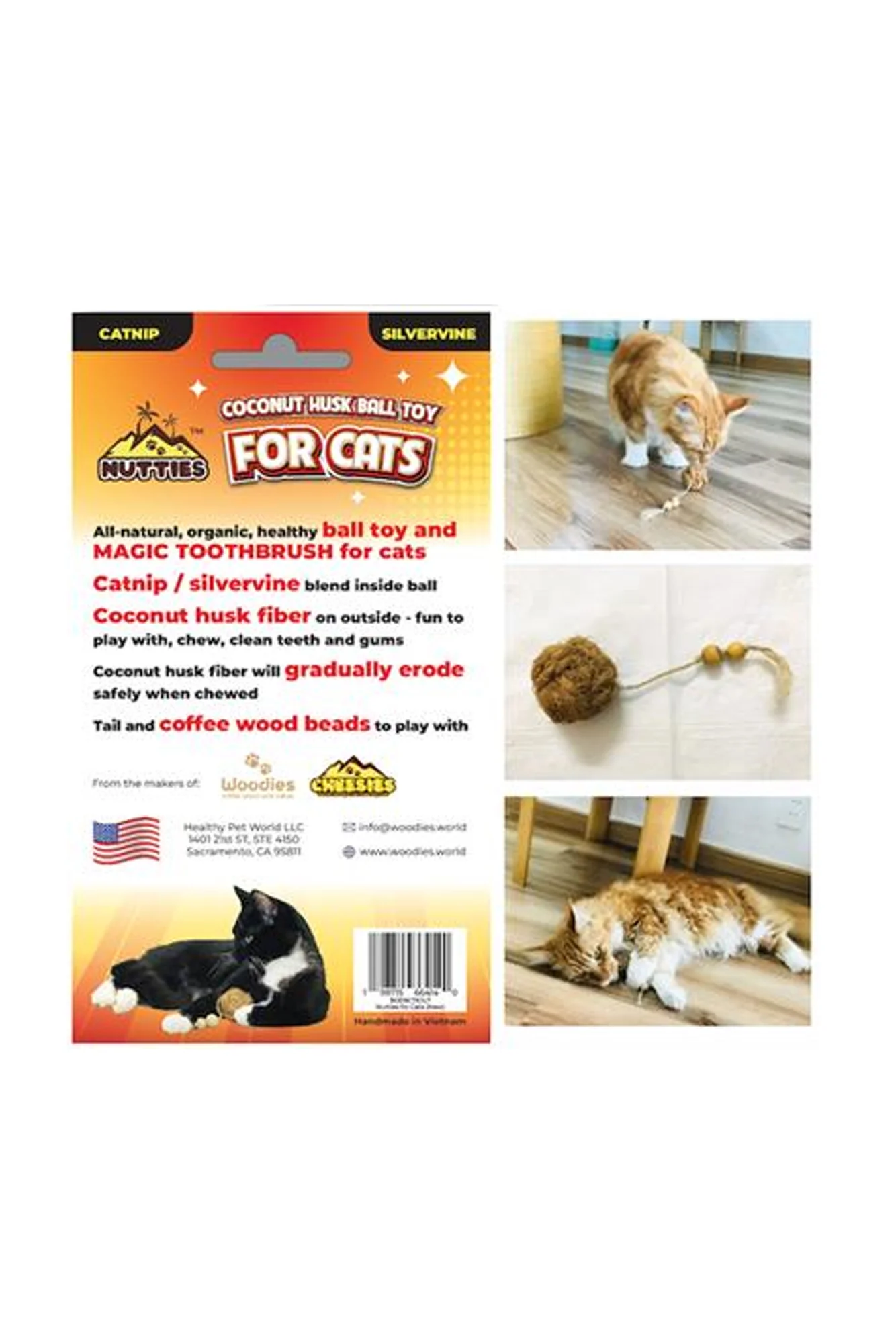 Woodies Nutties for Cats Toy - Image 3