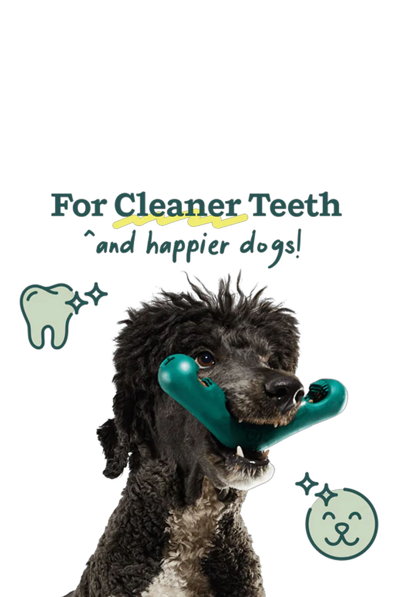 Woof Bite n' Brush Dog Dental Chew - Image 2
