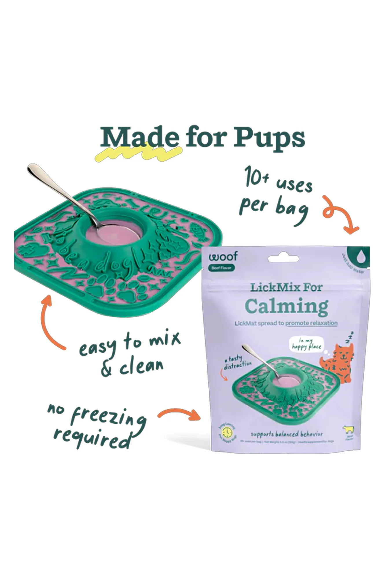 Woof Calming LickMat LickMix - Image 2