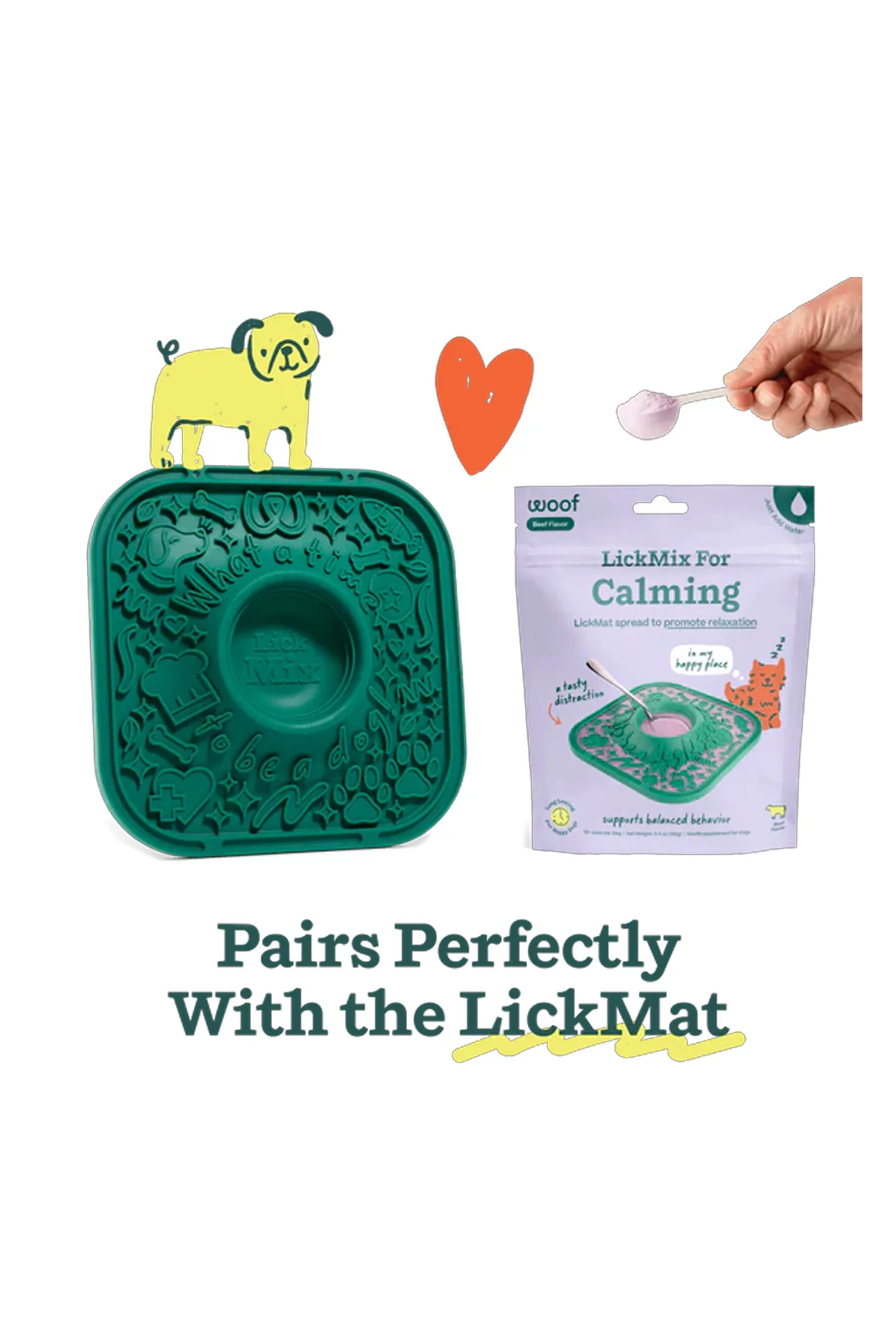 Woof Calming LickMat LickMix - Image 3