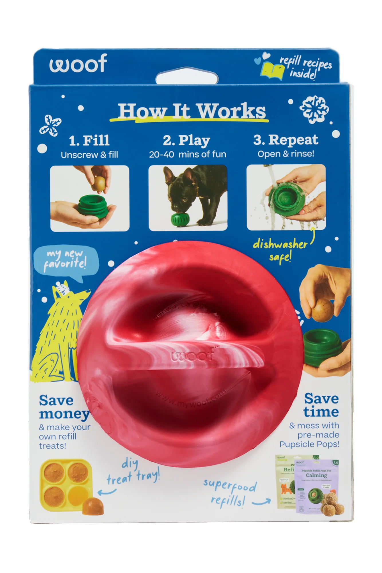 Woof Holiday Pupsicle Dog Toy - Image 4