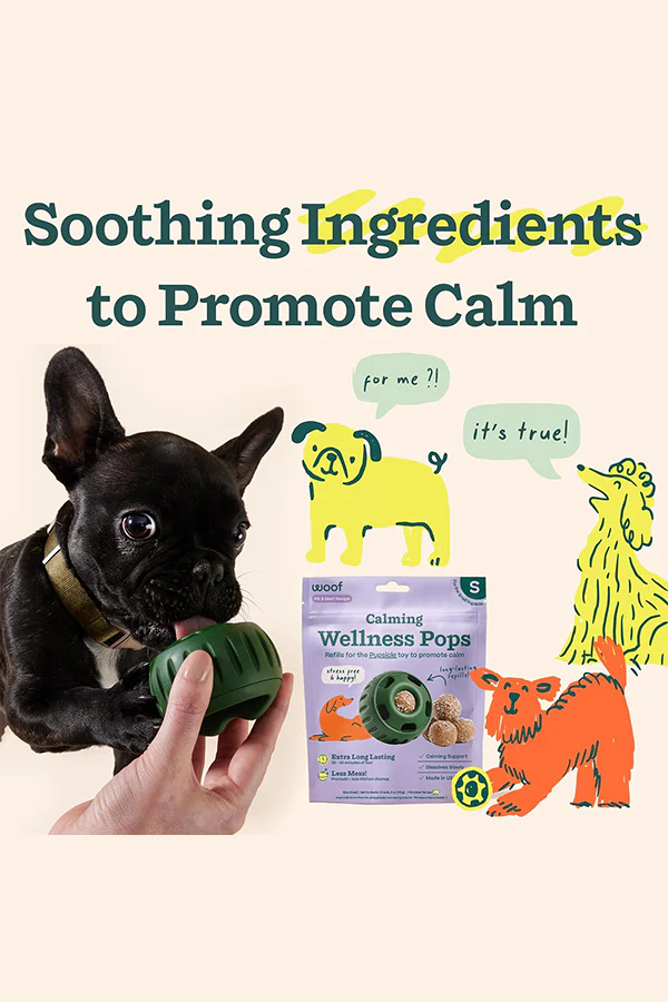 Woof Pupsicle Beef and Peanut Butter Calming Refill Pops Dog Toy - Image 6