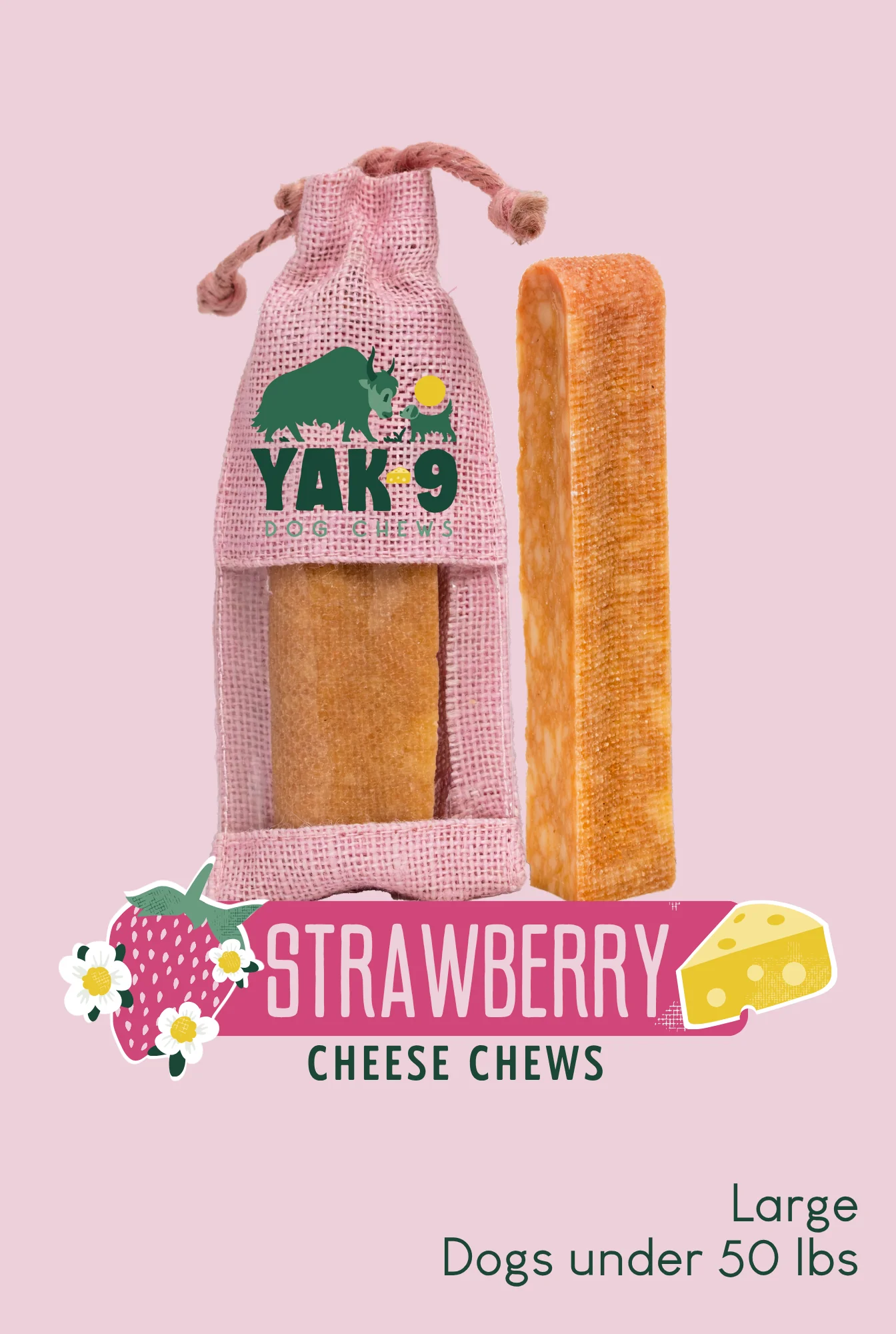 Yak9 Strawberry Yak Chew - Image 2