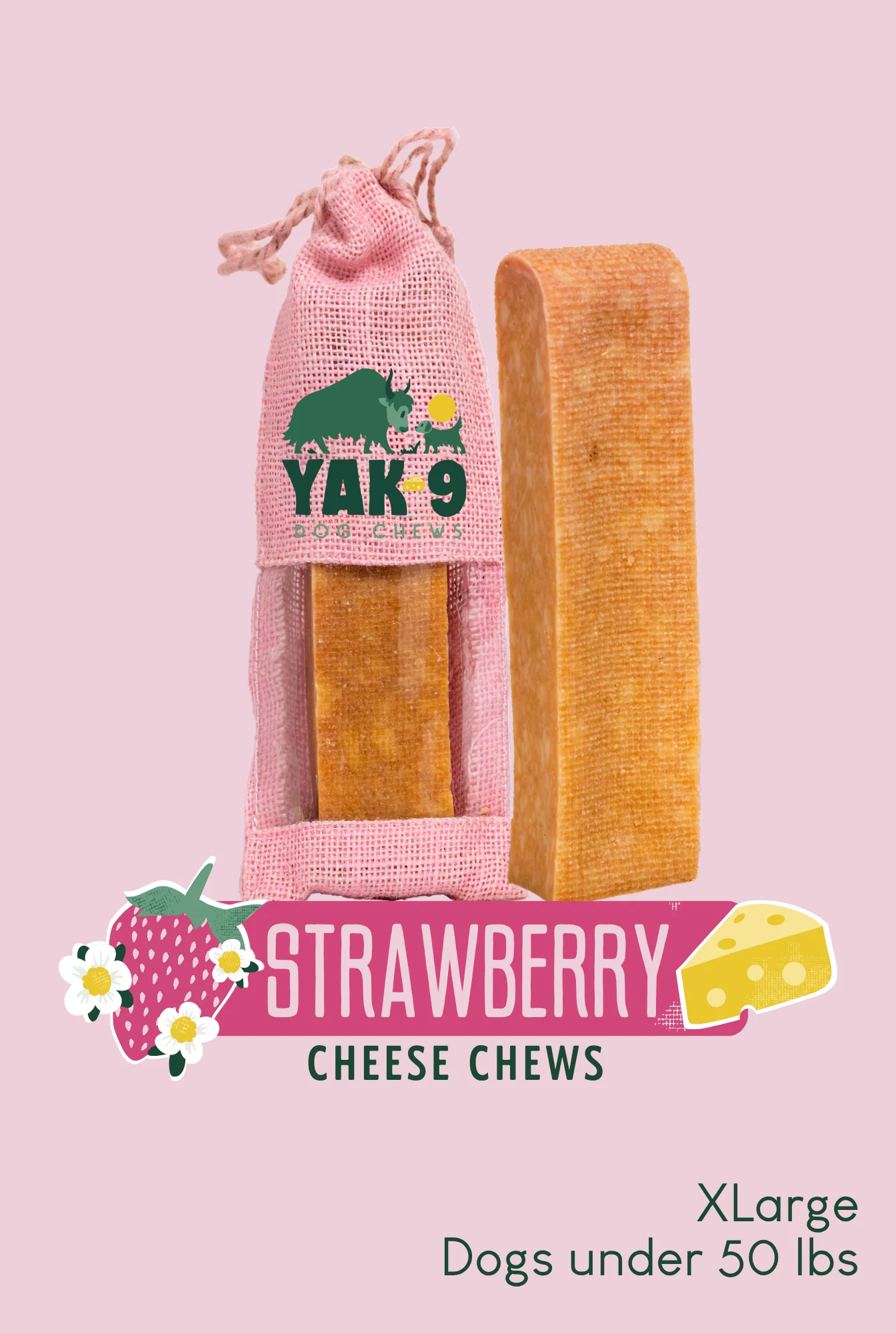 Yak9 Strawberry Yak Chew - Image 3
