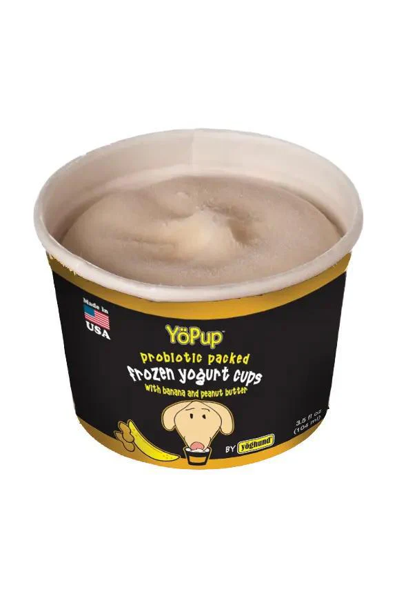 Yoghund Banana and Peanut Butter Frozen Yogurt Treat, 4 pack - Image 2