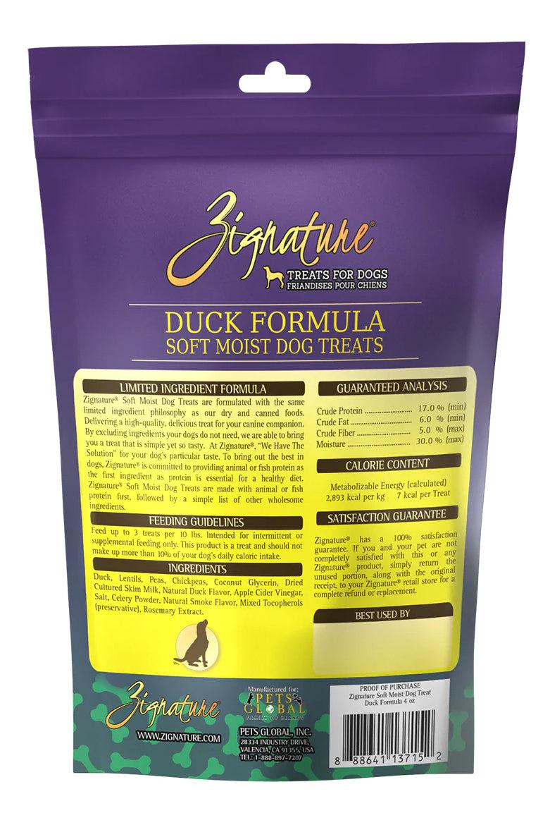 Zignature Duck Soft Moist Dog Treats - Image 2