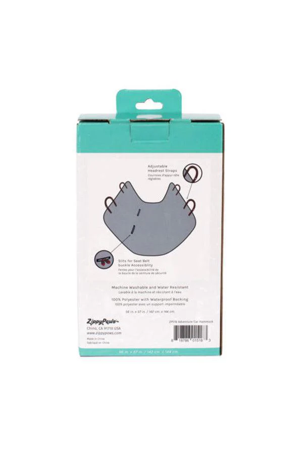 Zippy Paws Adventure Car Hammock - Image 2