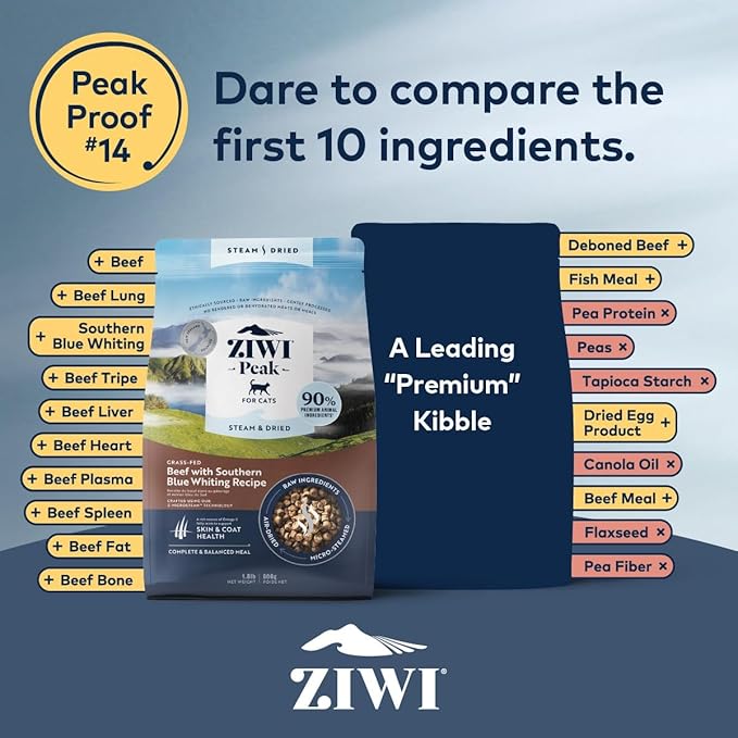 ZIWI South Pacific Fish Steam Dried Cat Food - Image 3